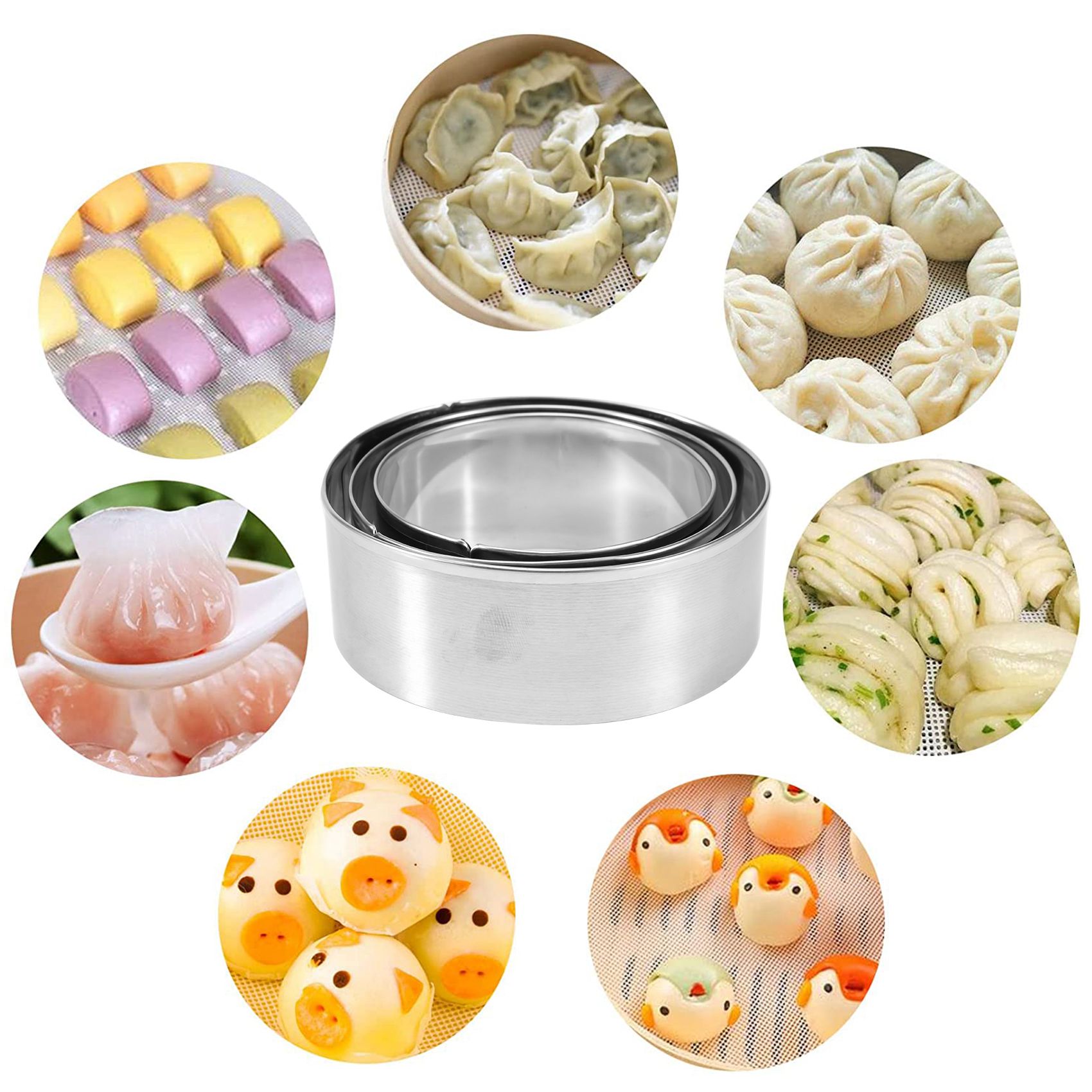 Gyoza Dumpling Maker - FAST-Mantı Yapma Seti, 8 Parça, Çin