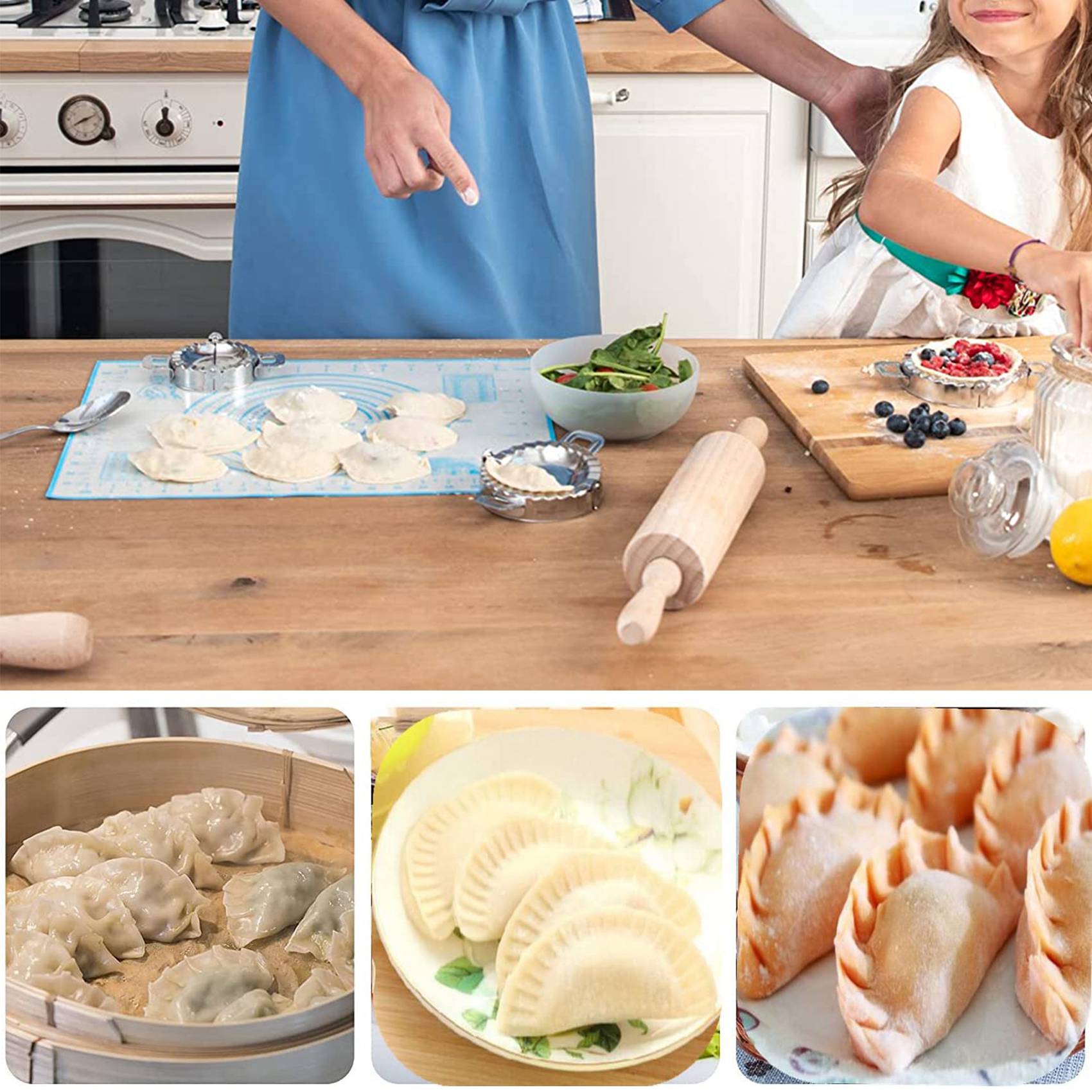 FAST-Mantı Yapma Seti, 8 Parça - Gyoza Dumpling Maker incelemesi ve fiyatı