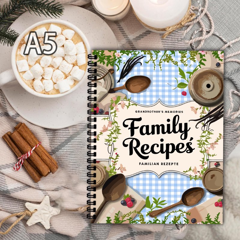 A5 Yemek Kitabı, Mavi Izgara,  - Home Cooking Cookbook incelemesi ve fiyatı